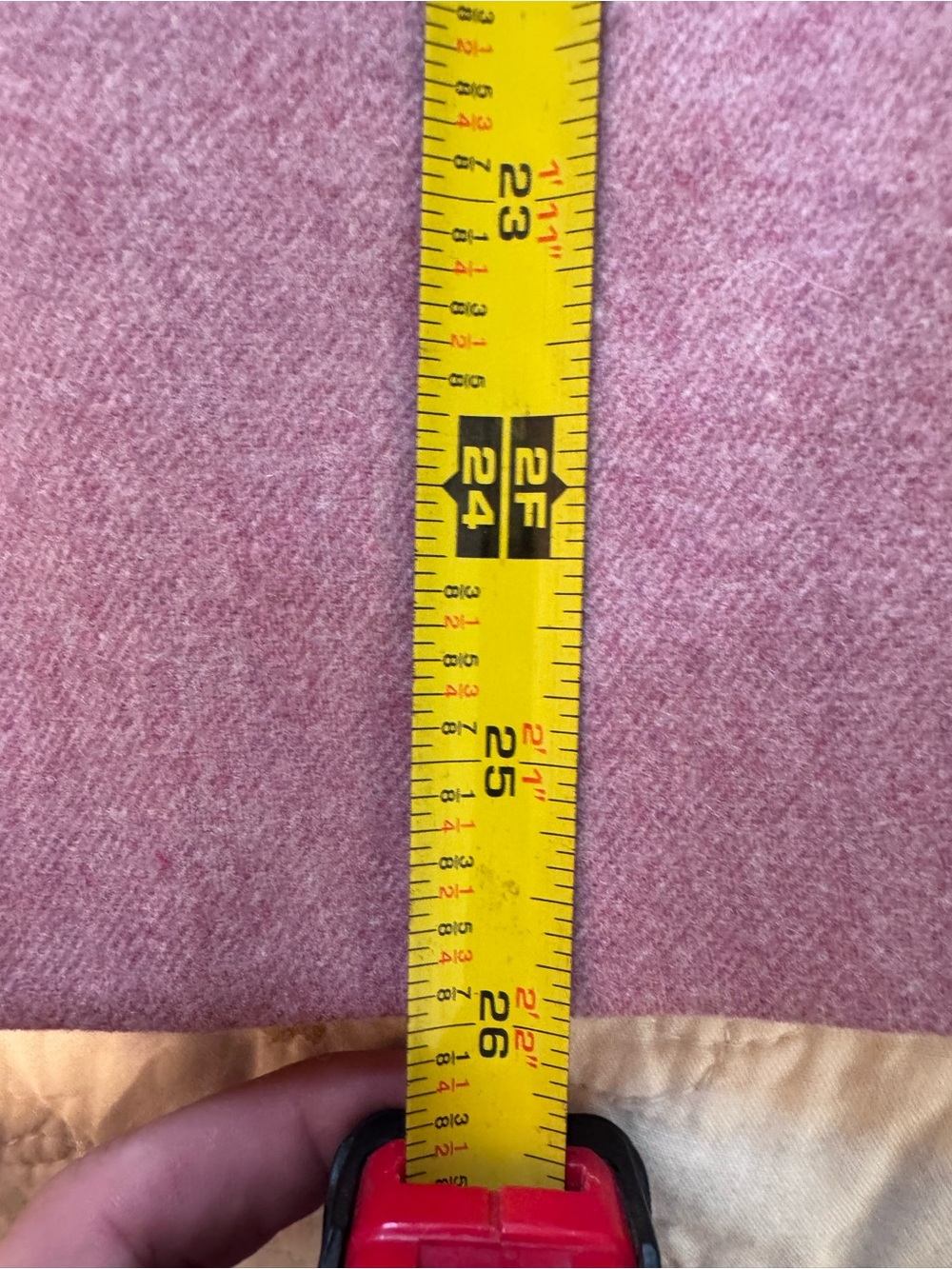 Vintage Pendleton Womens Sz 8 Blazer Pink 100% Virgin Wool Jacket 2 Button Coat - Picture 7 of 7
